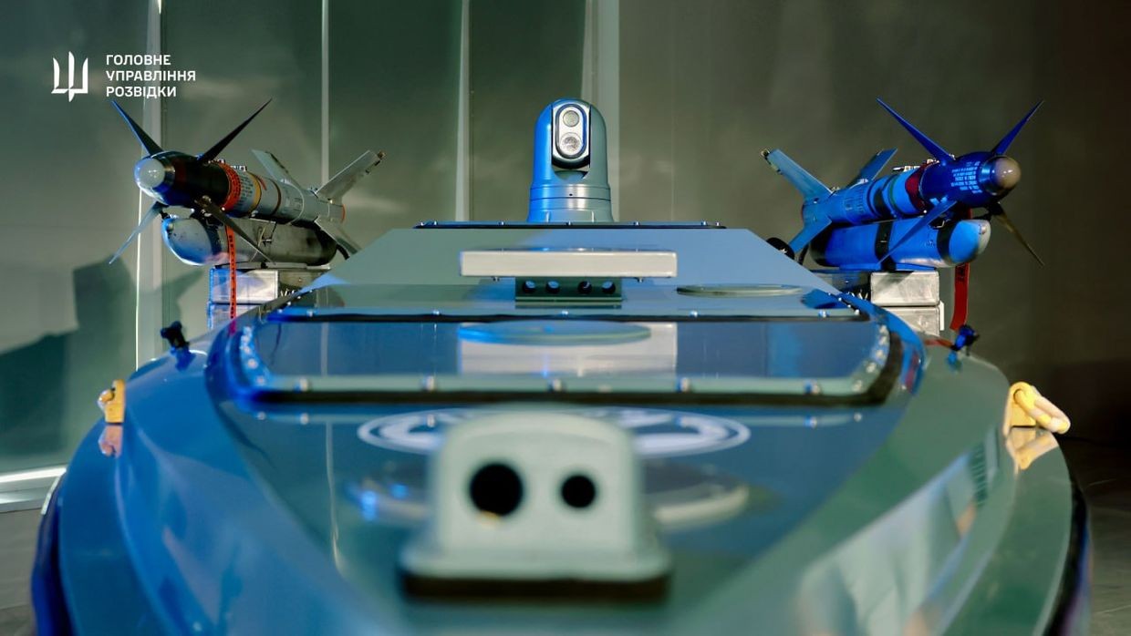 Ukraine shows its latest 'ship-killer' Magura drone series to the public for the first time