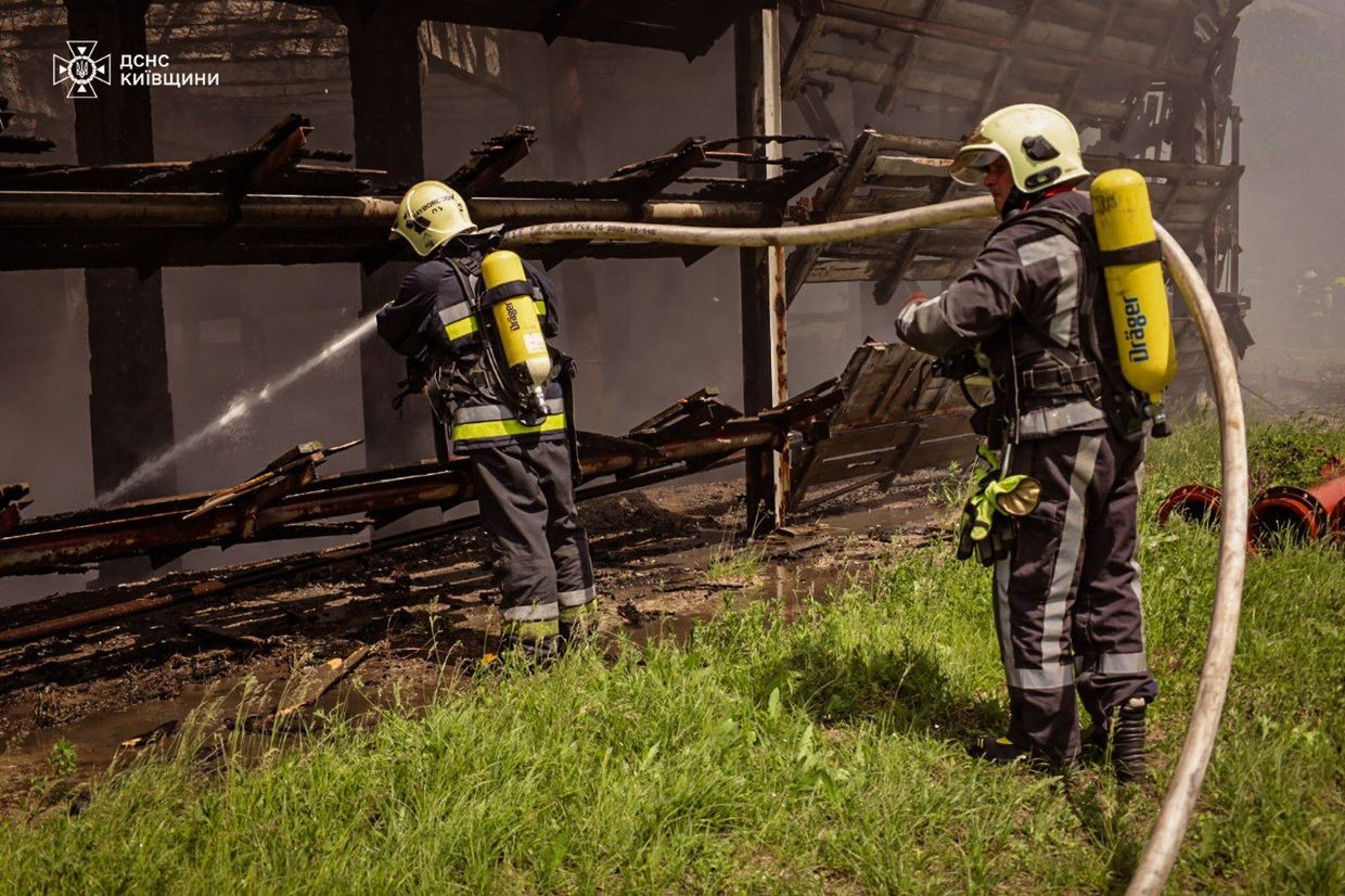 Fire breaks out at thermal power plant in Kyiv Oblast, 2 dead