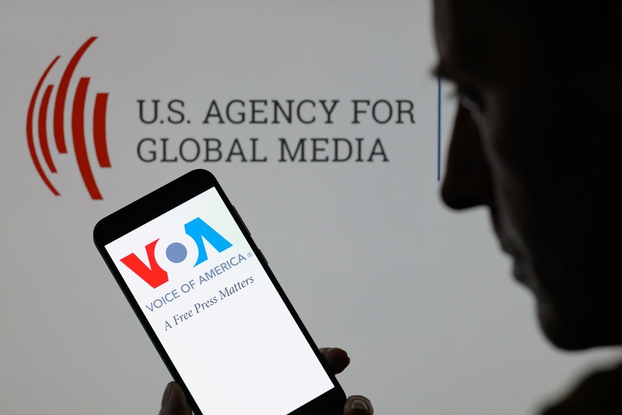 Trump administration sends layoff notices to 600 Voice of America staff, NYT reports