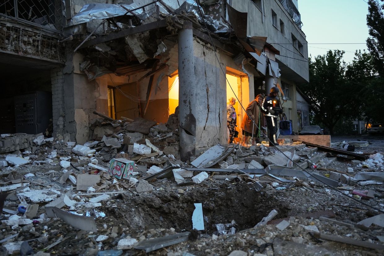 Russian drone strikes on Kharkiv injure 3, damage civilian buildings