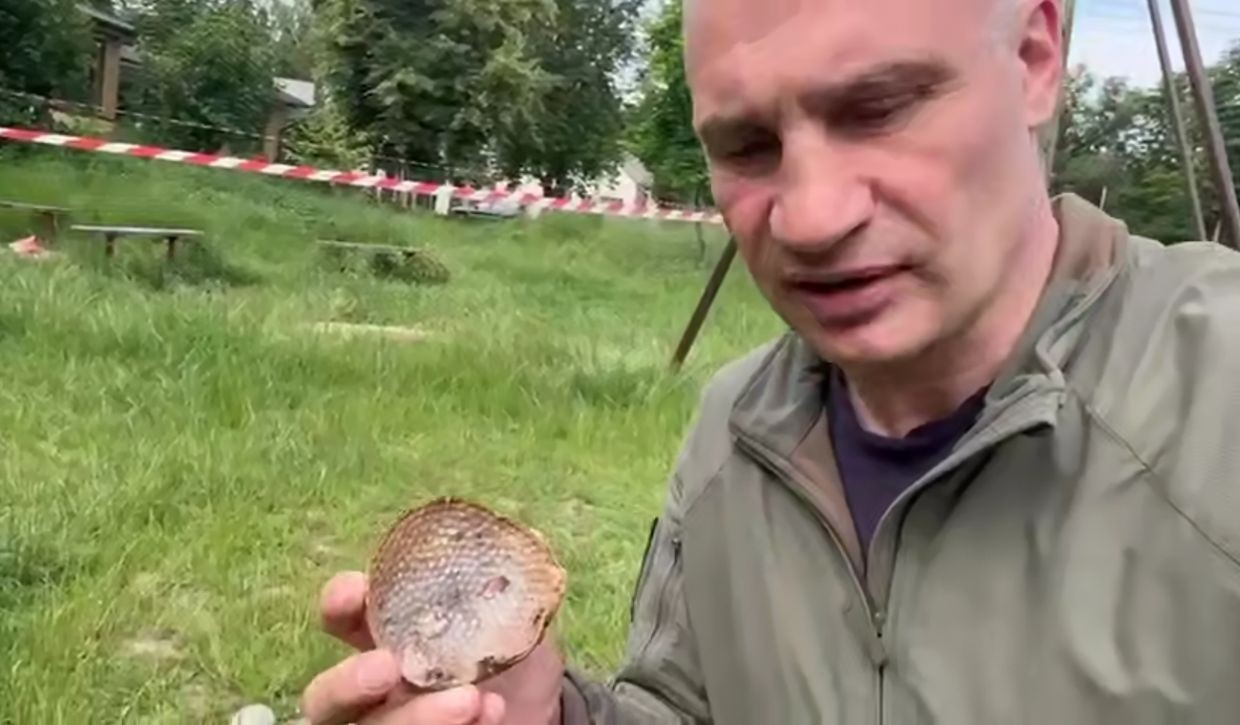 Cluster munitions used in overnight Russian strike on Ukraine, Kyiv mayor says