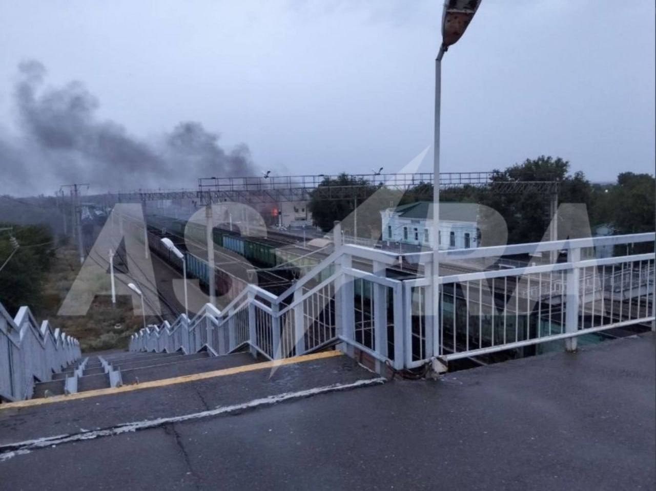 Moscow says nearly 100 drones shot down as strikes disrupt airports and railways across western Russia