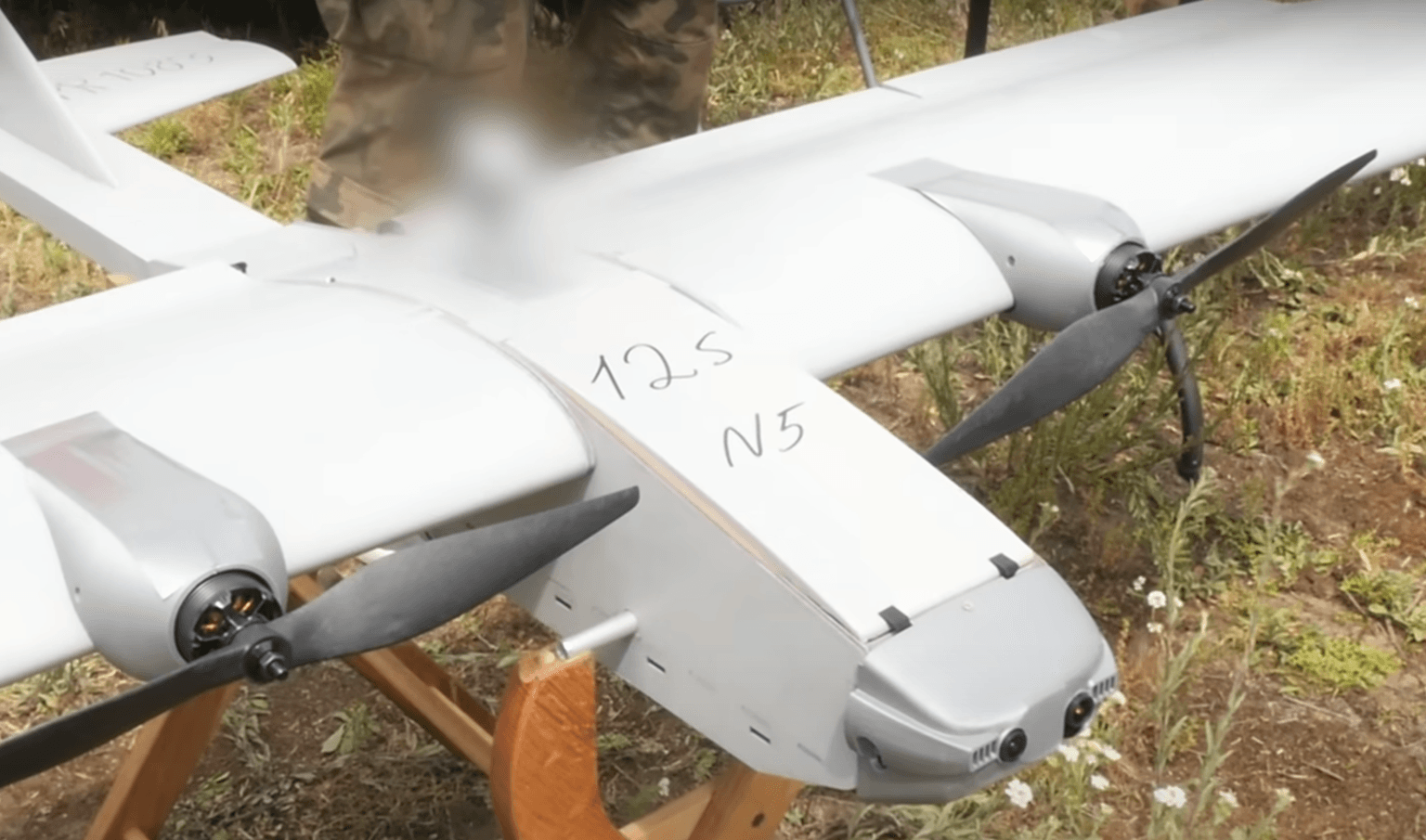 Ukrainian company unveils new 'Darts' twin-engine strike drone