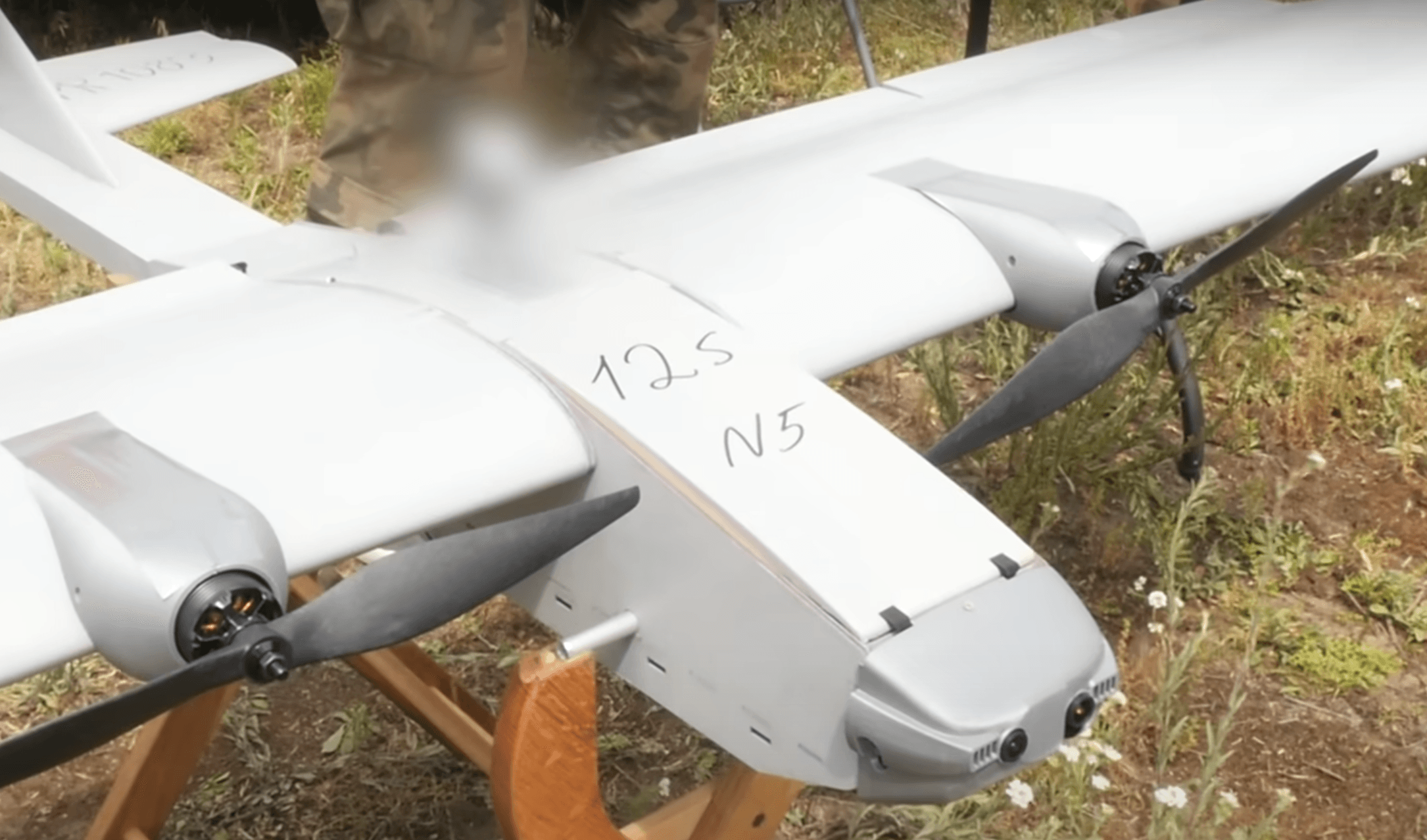 Ukrainian company unveils new 'Darts' twin-engine strike drone
