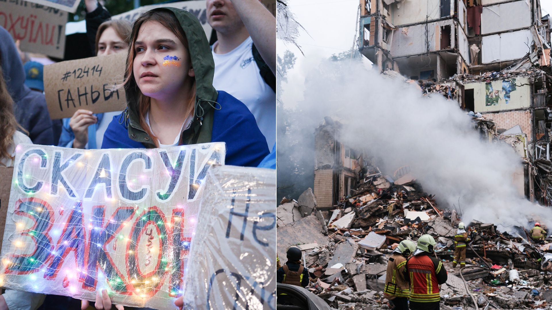 When hope and horror share the night: 12 hours in wartime Kyiv (PHOTOS)
