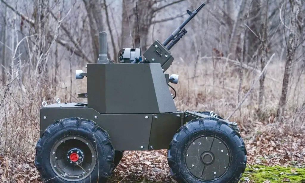 Ukraine's new Liut ground drone 'destroys' Russian position with machine gun, HUR claims in new video