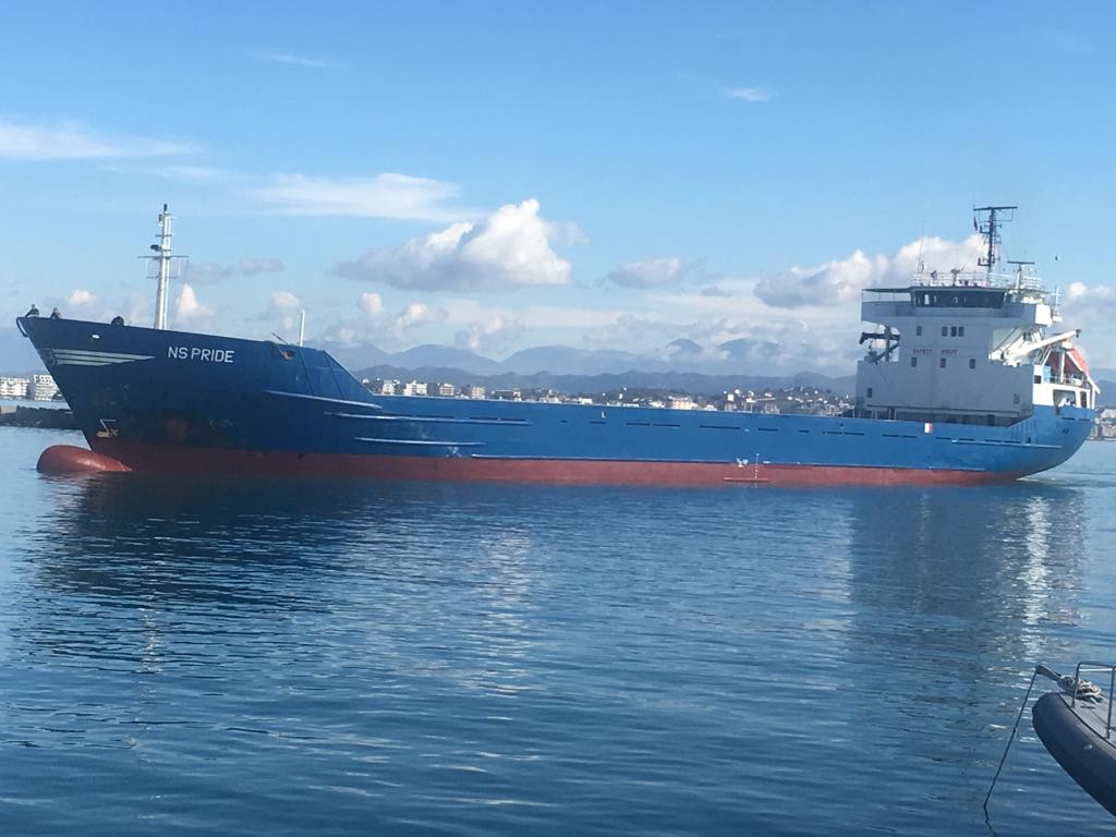 Civilian ship damaged after hitting unidentified explosive device in Black Sea near Odesa