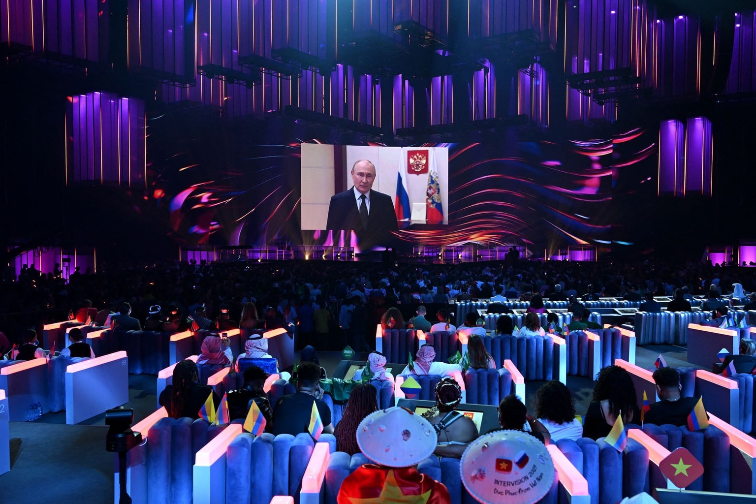 By reviving Soviet-era music contest, Russia flaunts its defiance of Western isolation
