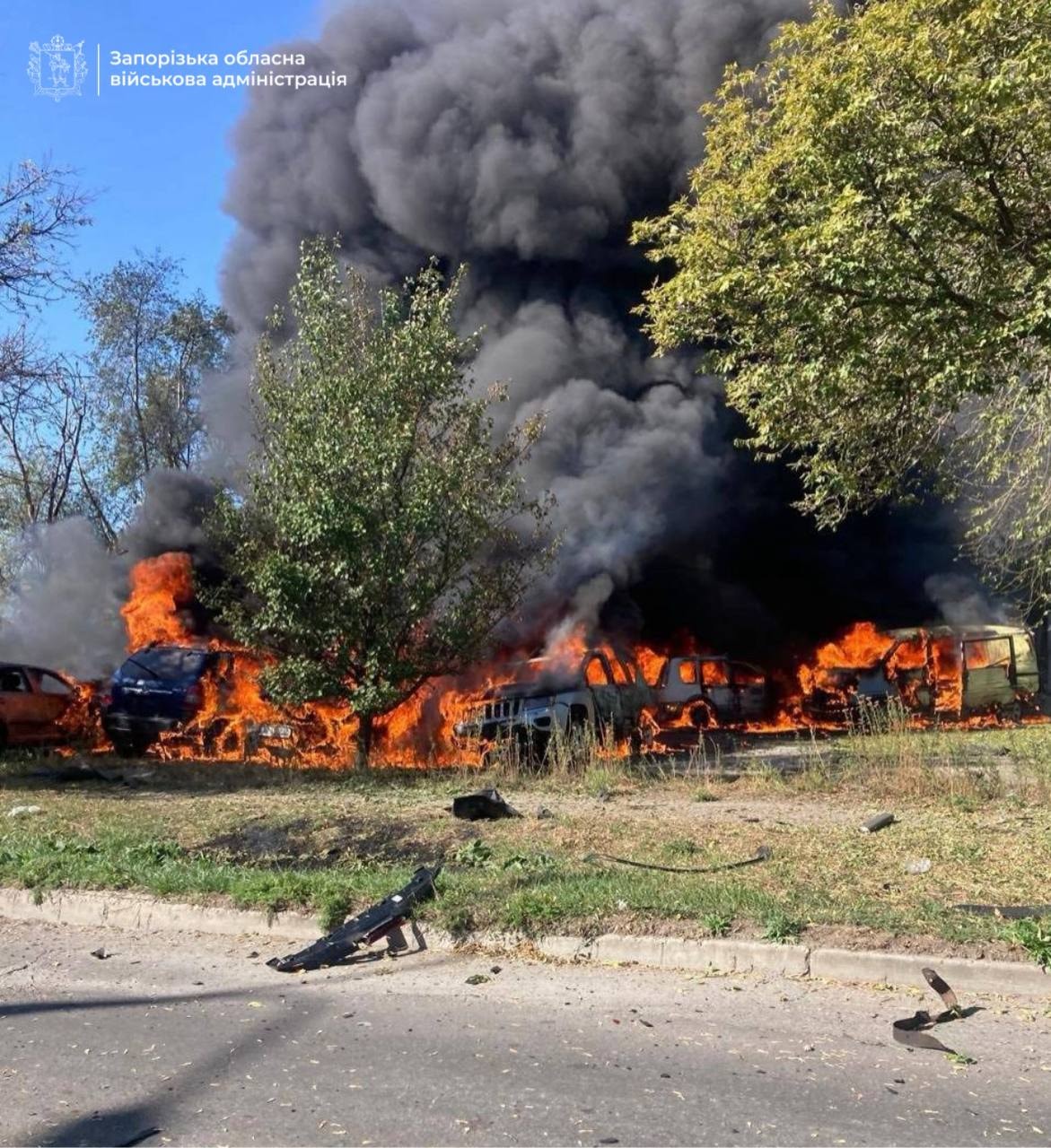 Russian drones kill 1, wound 14 in Zaporizhzhia