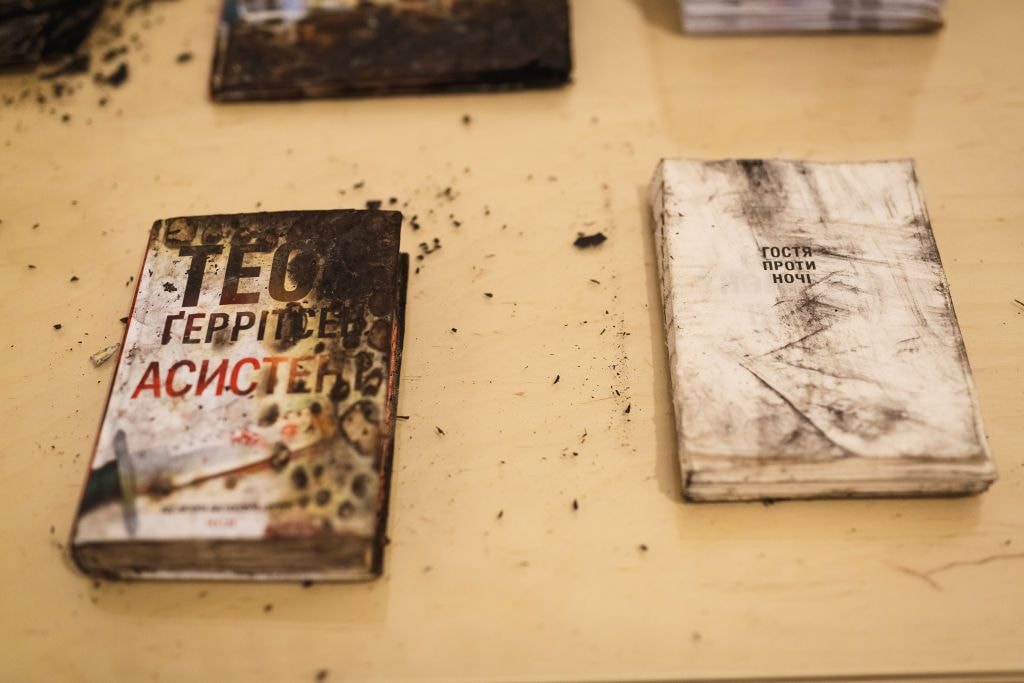 Russia's overnight attack destroys around 800,000 Ukrainian books