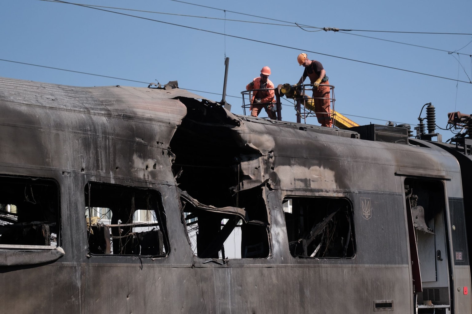 Russia has pounded Ukraine's rail infrastructure 300 times since August, official says