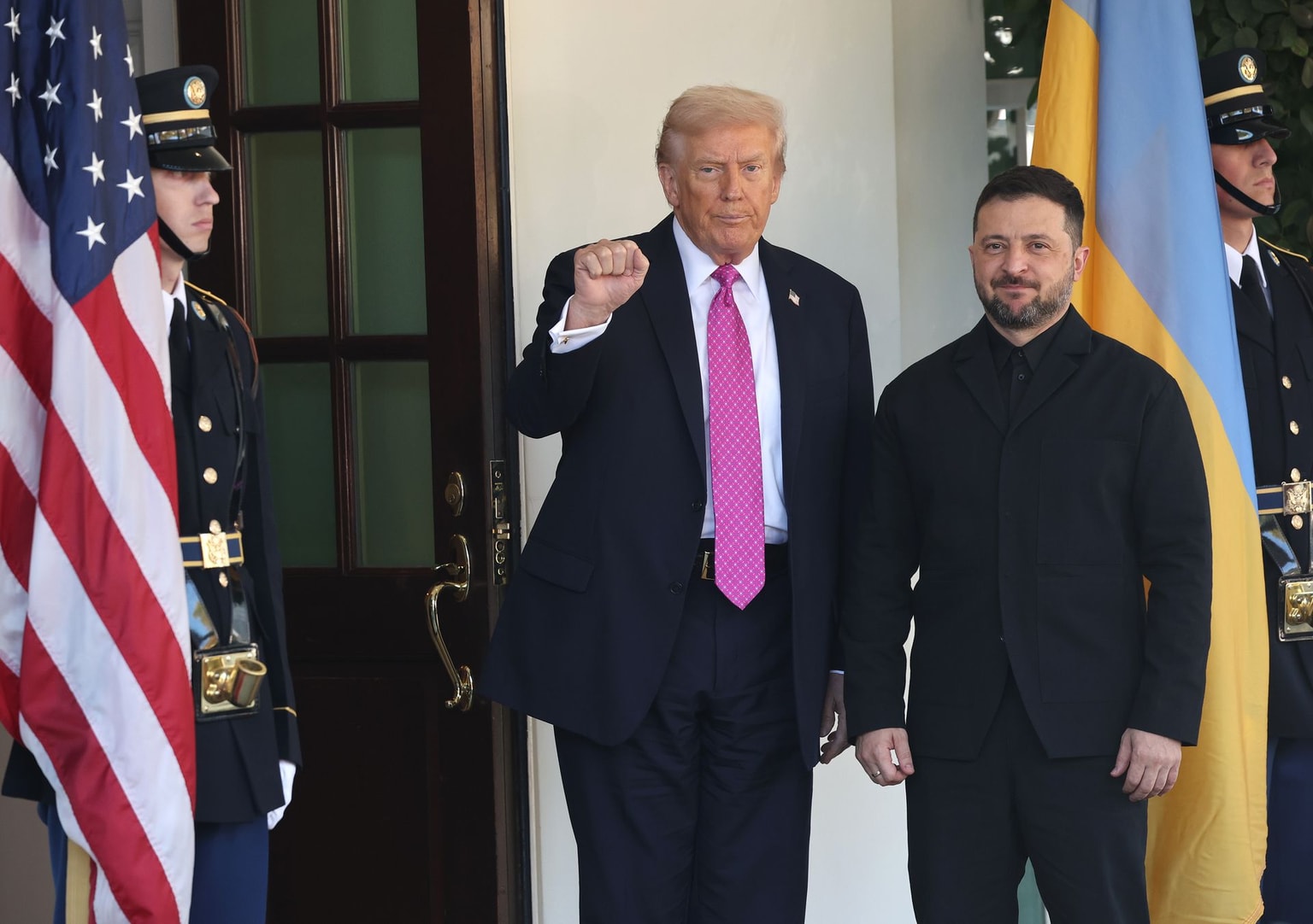 Zelensky meets Trump in Washington as Ukraine hopes for Tomahawk deliveries