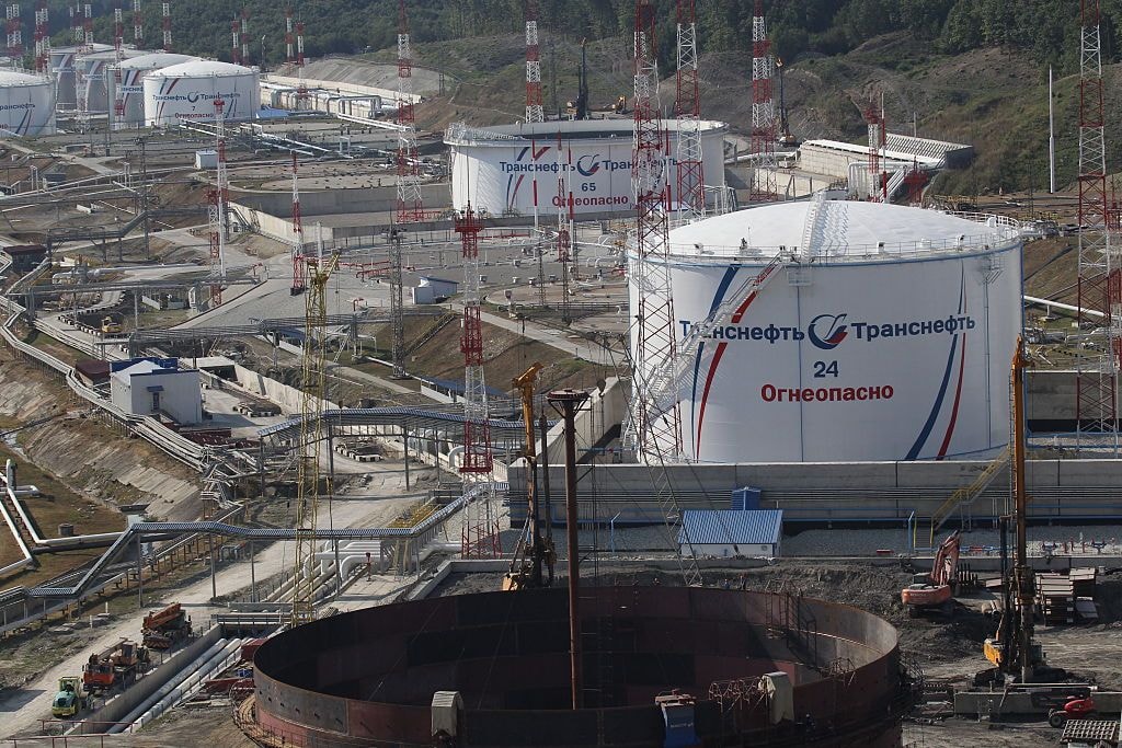 Russian oil terminal in Novorossiysk on fire following reported Ukrainian drone strikes