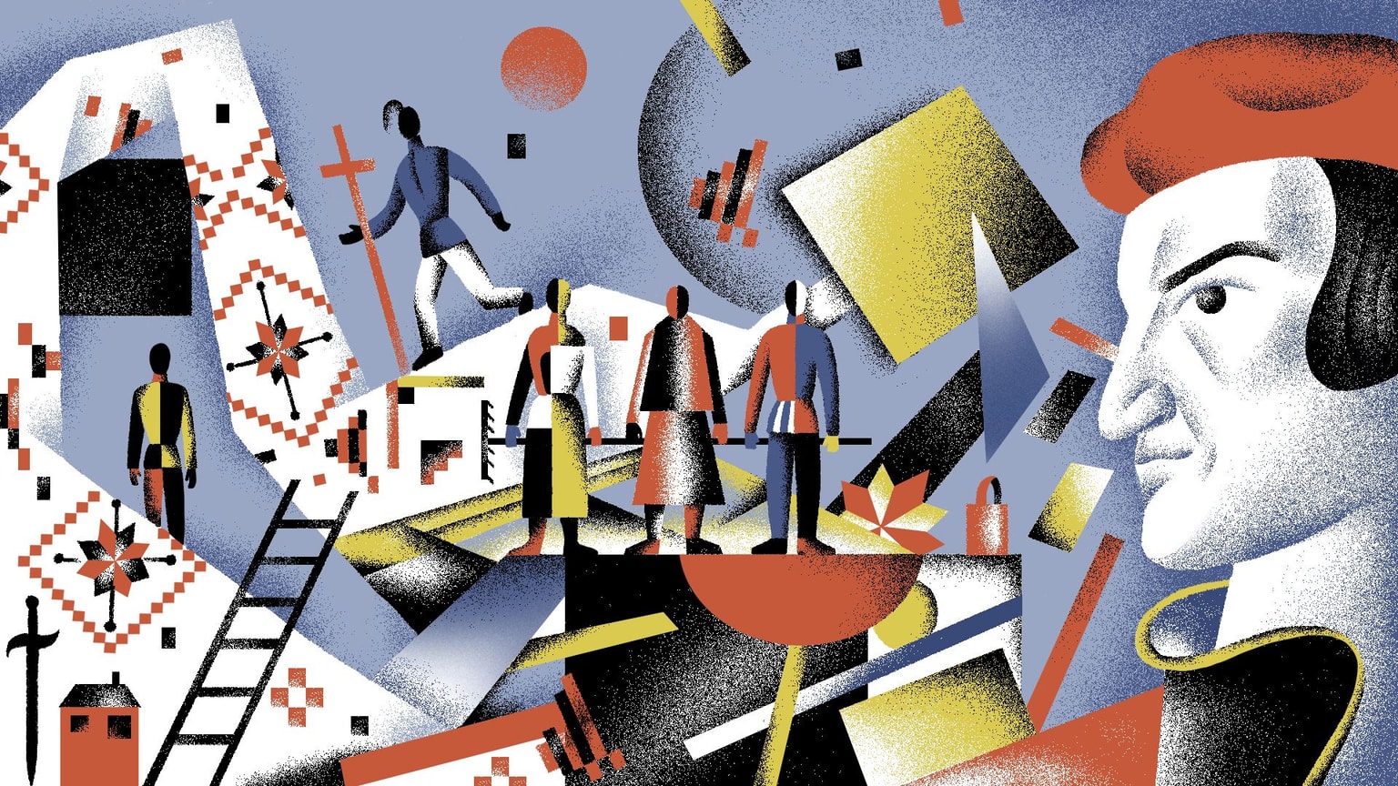 Kazimir Malevich was a pioneering avant-garde artist best known for founding Suprematism. 