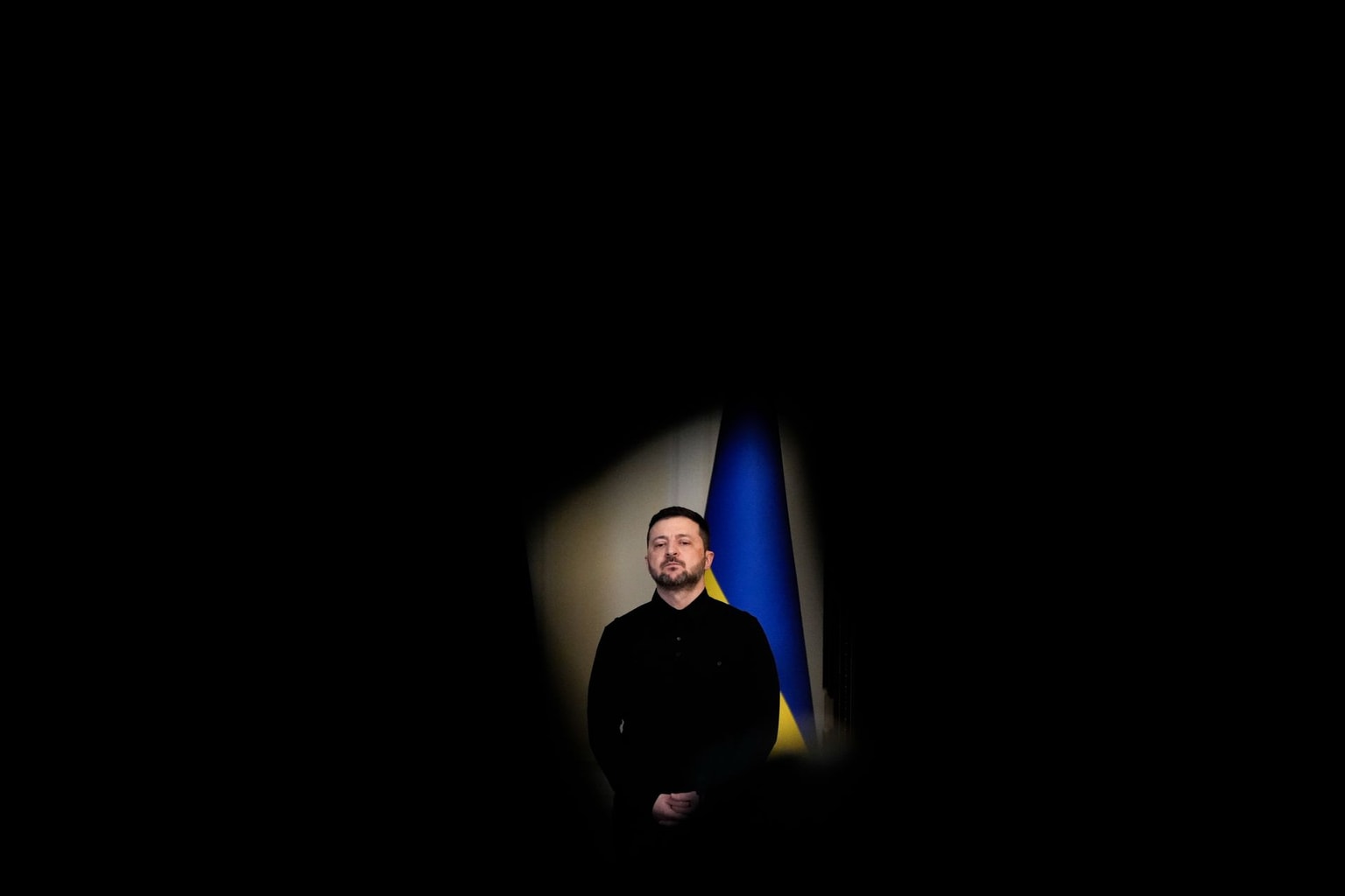 President Volodymyr Zelensky in Kyiv, Ukraine, on Oct. 13, 2025.