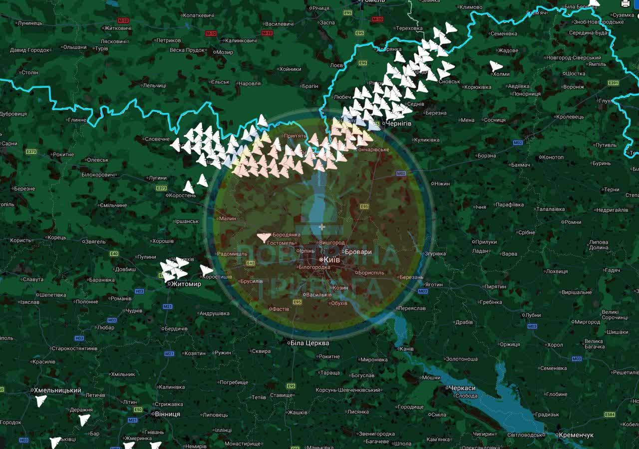 Breaking: Russia launches daytime mass attack with over 200 drones on Ukraine