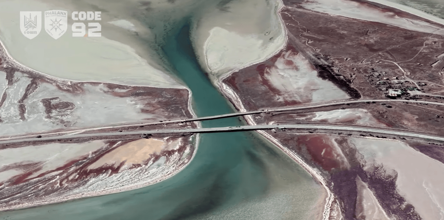 Bridge linking Crimea to southern Ukraine damaged in drone strike, Ukrainian military confirms (VIDEO)