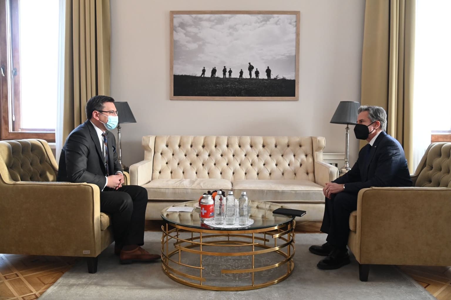 Blinken visits Kyiv, warns Russia might attack 'at very short notice,' asks about reforms