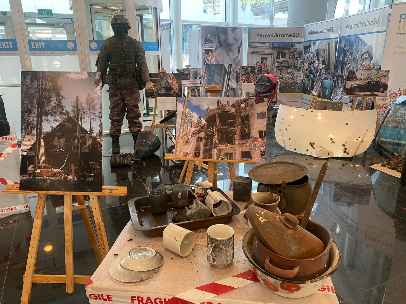 ‘Irpin. Invincible’: Exhibition in Brussels highlights cost of Russia’s war