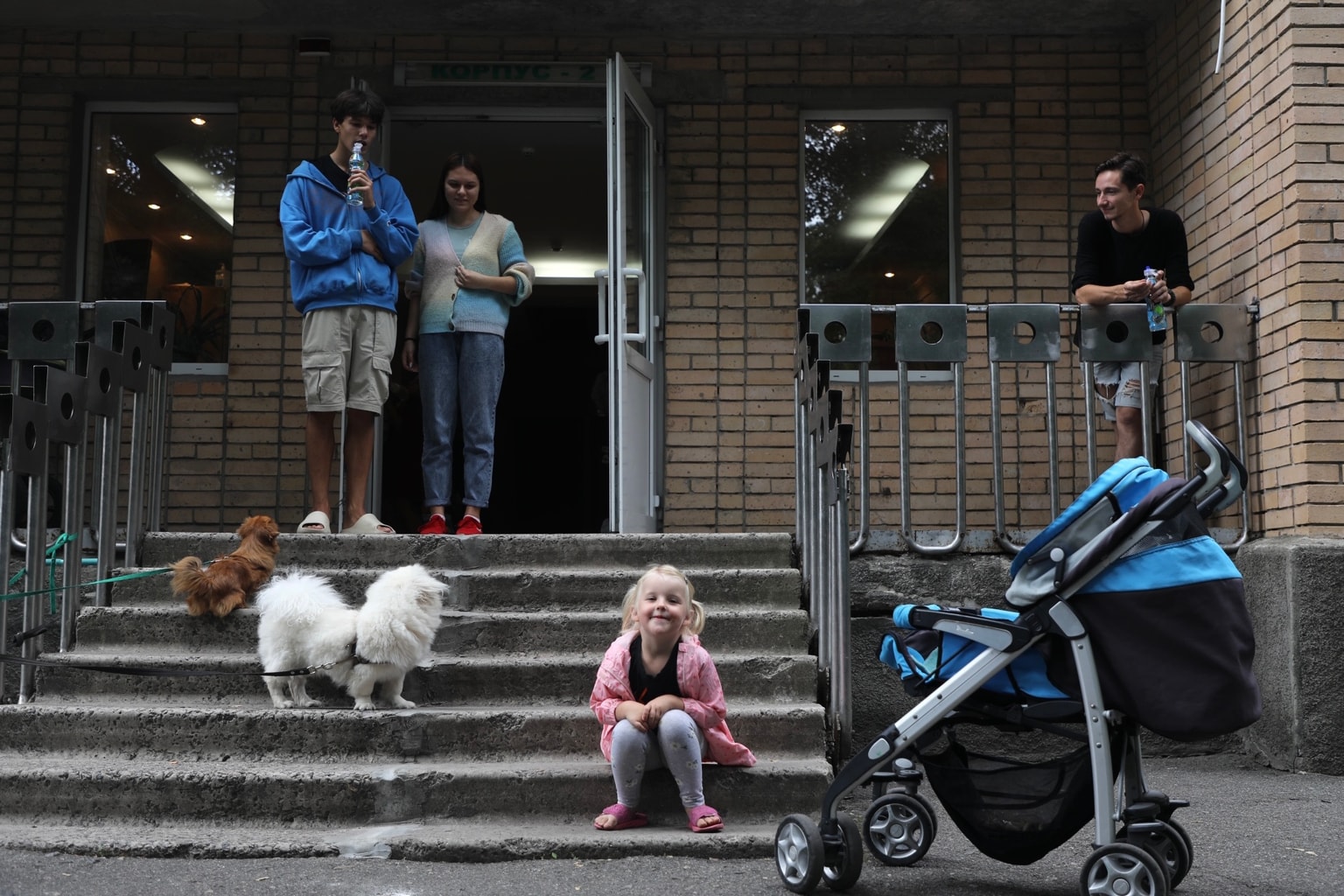 At a camp for displaced persons, Ukrainians fear being kicked out as winter looms