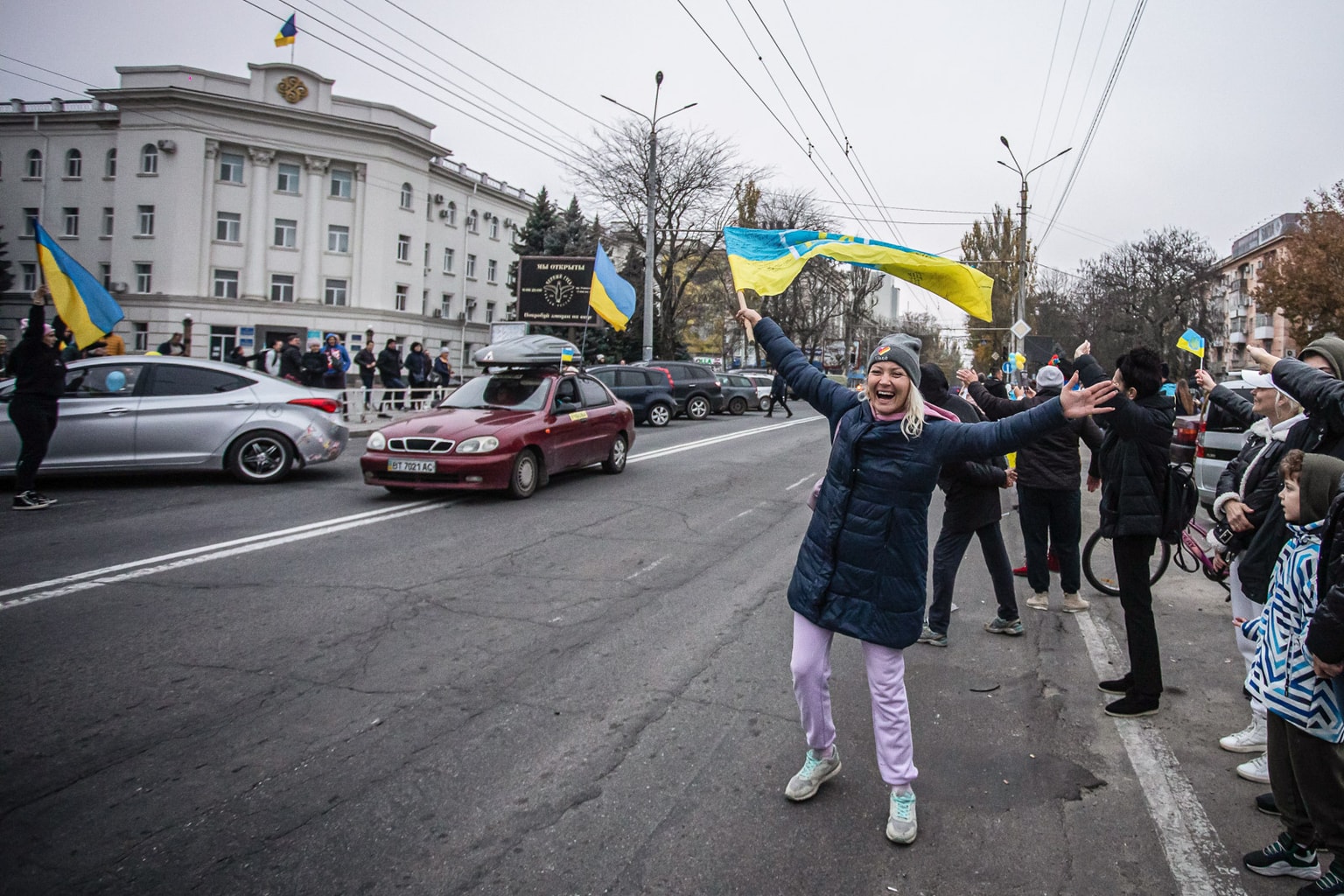 Kherson celebrates liberation after 8 months of Russian occupation (PHOTOS)