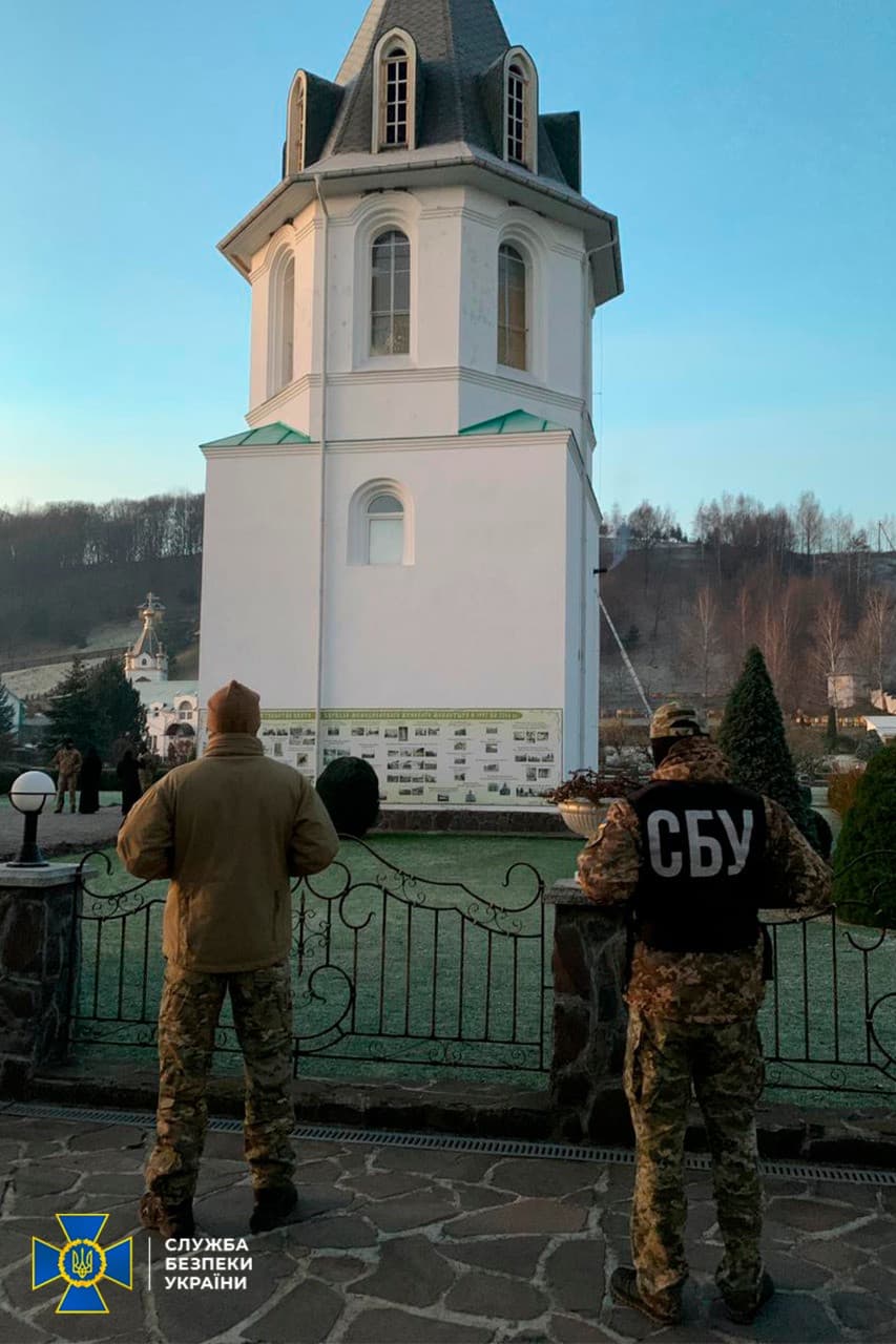 SBU conducts raid at Moscow Patriarchate monastery in Zakarpattia Oblast
