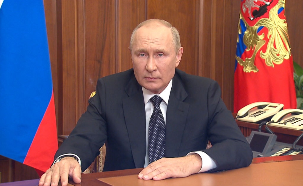 BREAKING: Russia declares annexation of 4 Ukrainian oblasts after staged referendums