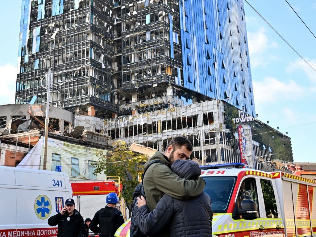 Flashbacks of first day of war as Russia strikes central Kyiv