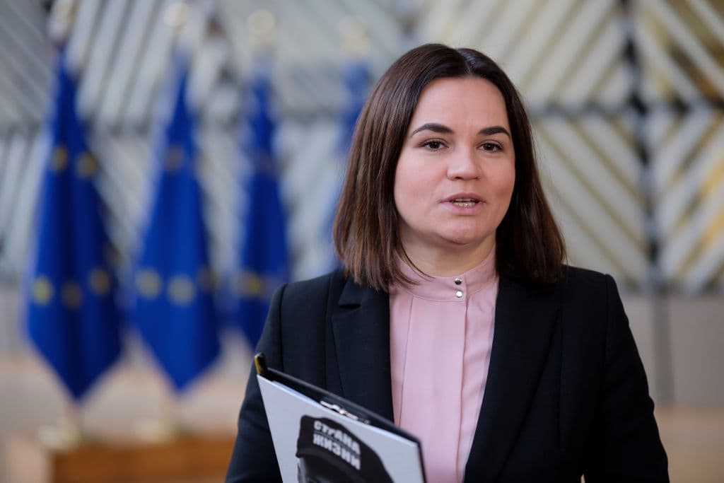 Belarus sentences Tsikhanouskaya in absentia to 15 years in prison