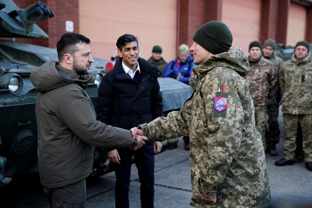 Ukraine war latest: Zelensky makes surprise visit to UK, pleads for fighter jets