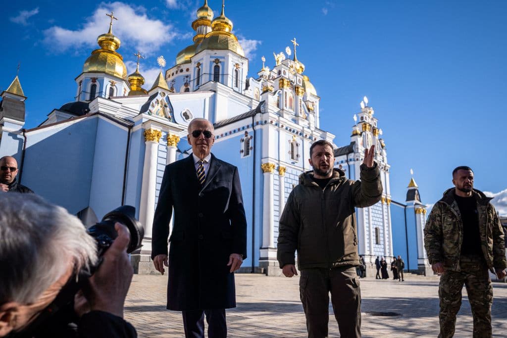 Biden makes surprise visit to Kyiv, meets Zelensky (UPDATES)