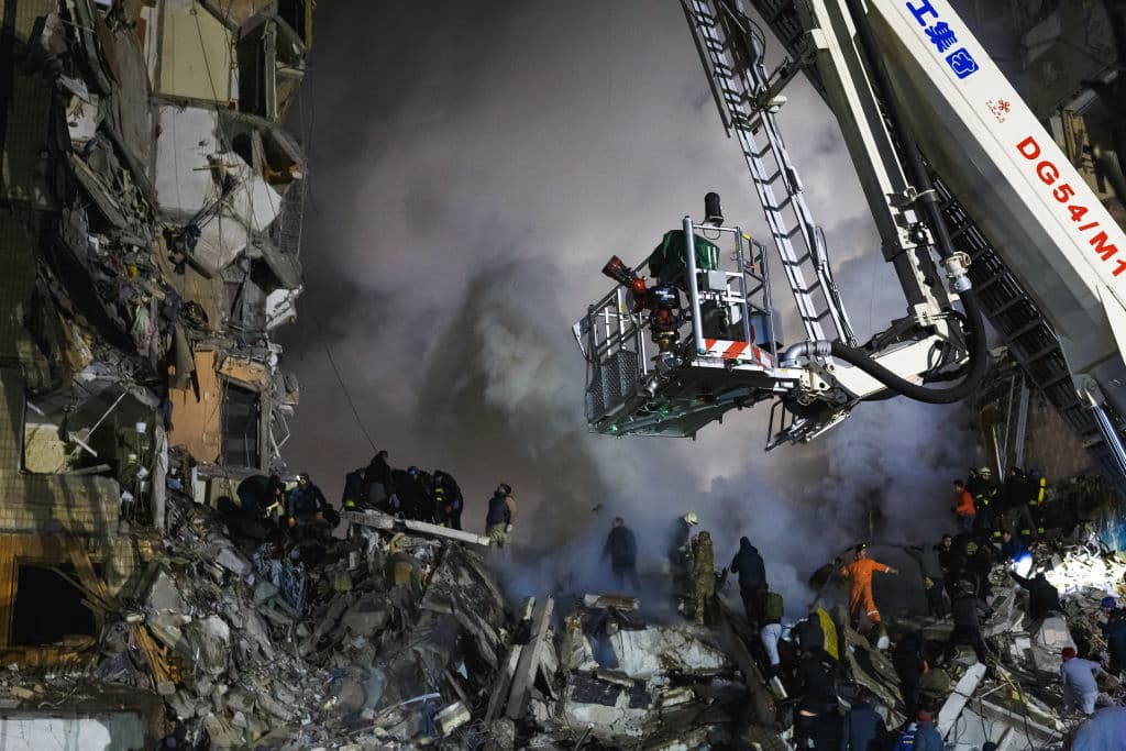 Russian missile attack on Dnipro destroys families as death toll rises