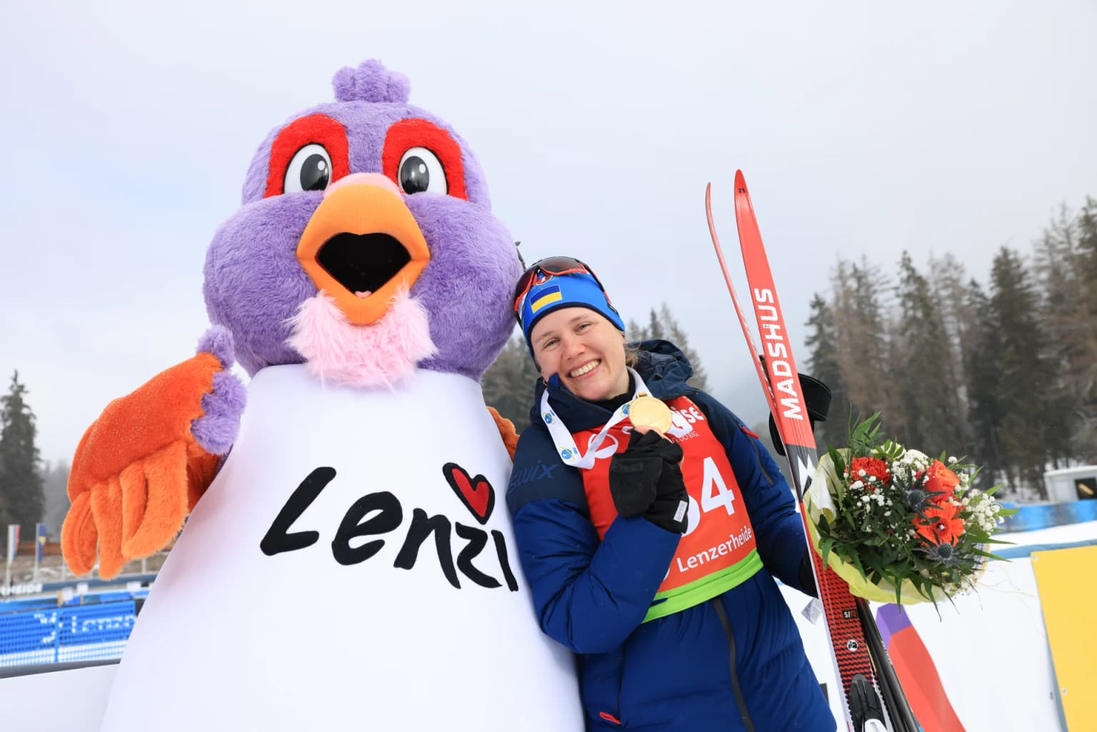 Ukrainian Anastasiya Merkushyna wins women sprint at International Biathlon Union Cup