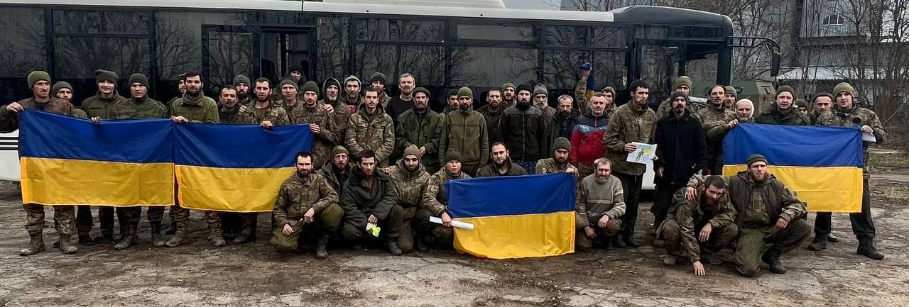 140 Ukrainian prisoners of war freed from Russian captivity