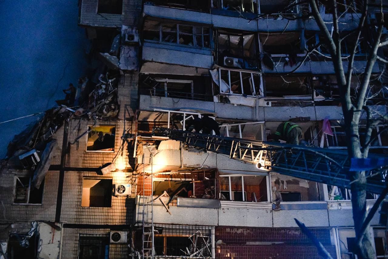 Update: Russian strike on Dnipro kills 5, injures 39, including 7 children