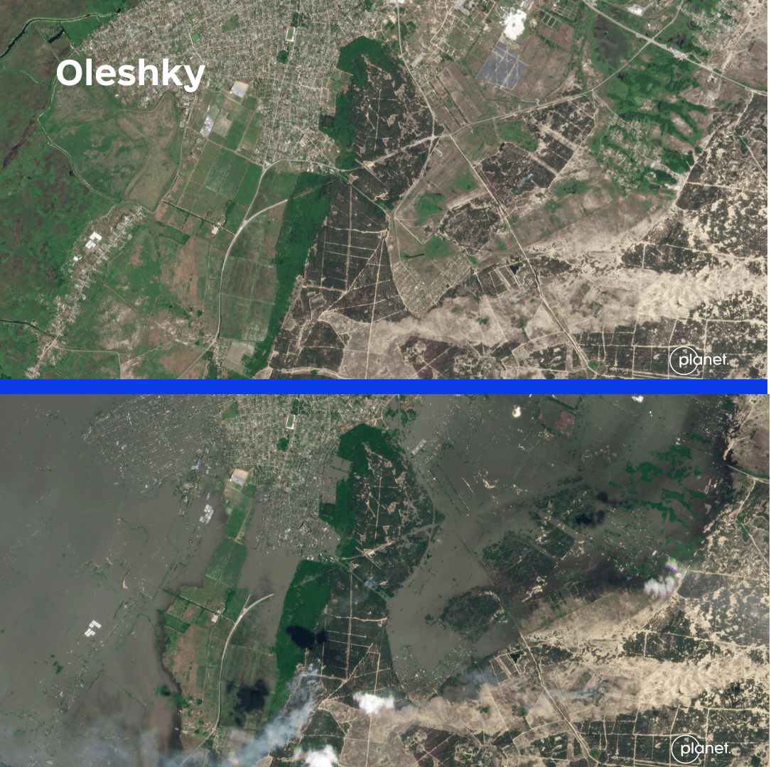 General Staff: Russia only evacuating Russian passport-holders from flooded settlements in occupied Kherson Oblast