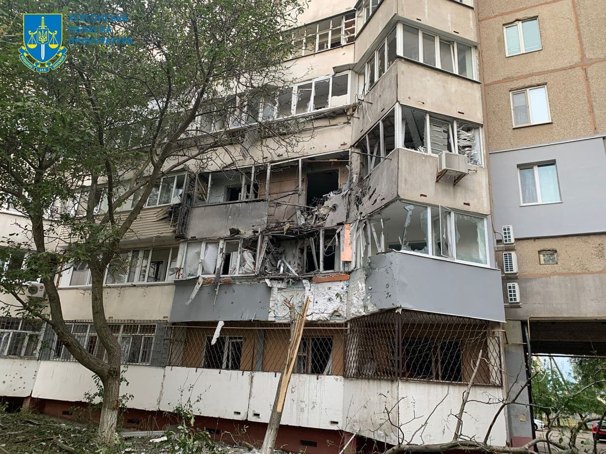 Governor: Russian overnight attack on Kherson Oblast injures 11, including 9-month-old baby