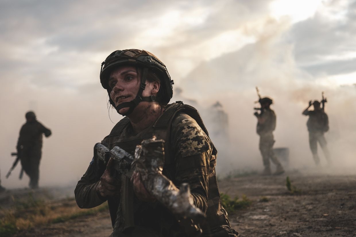 Should Ukraine draft women alongside men?