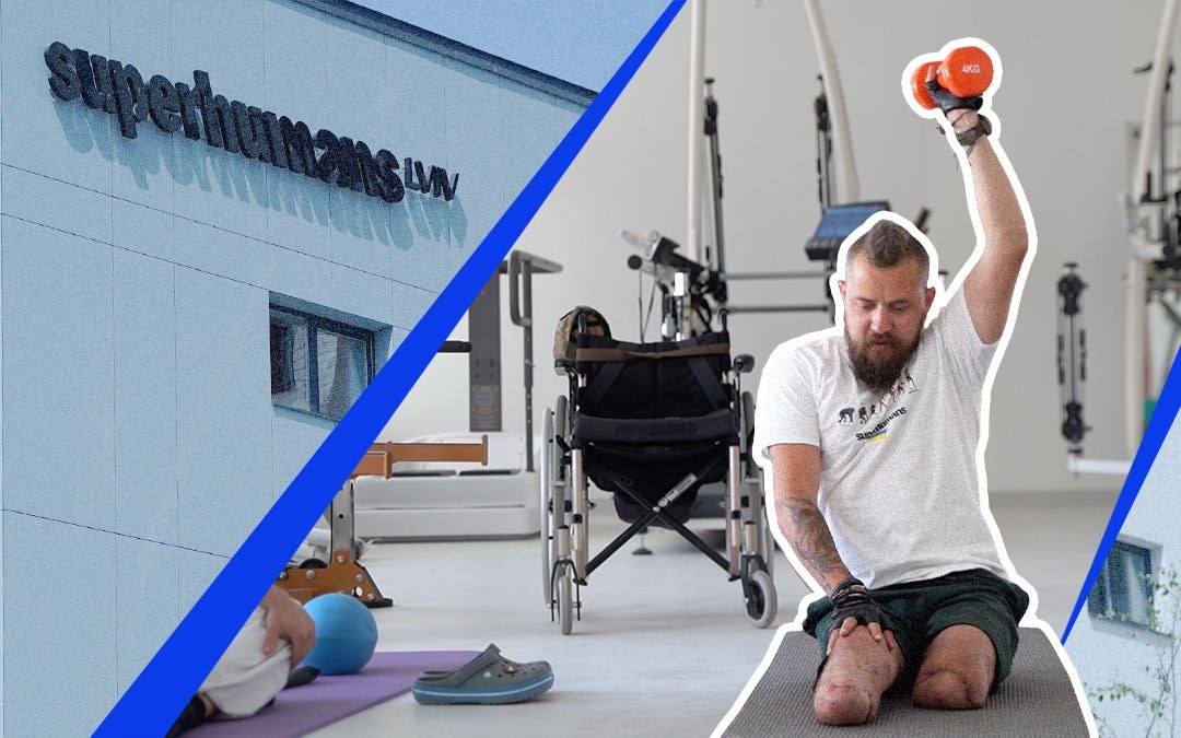 Ukrainian soldiers reclaim their lives at rehabilitation center