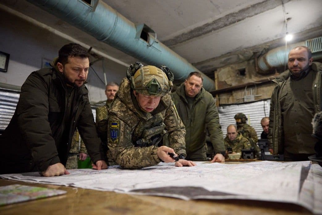 Zelensky, Umerov visit military command post in Kupiansk