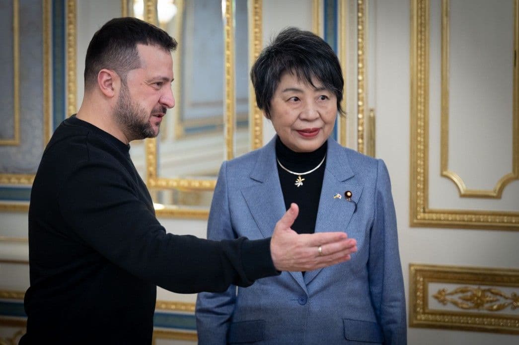 Zelensky meets Japanese Foreign Minister: 'Japan is important and strong partner for us'