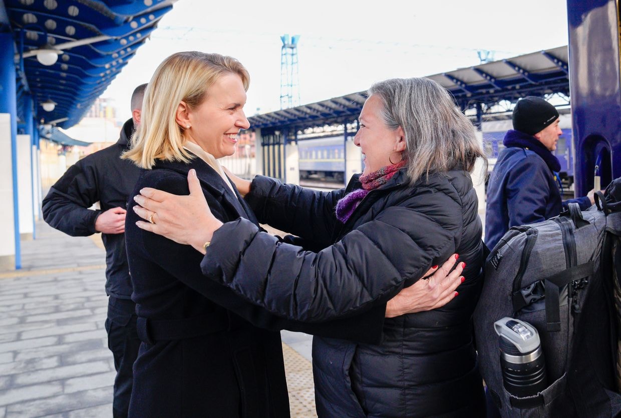 US Under Secretary Victoria Nuland arrives in Kyiv