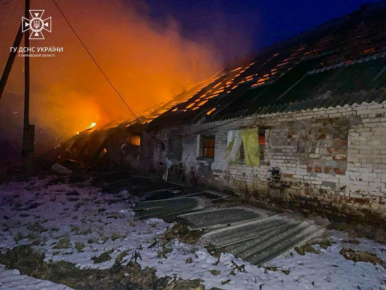 Russian strike kills more than 20 pigs at Kharkiv Oblast farm