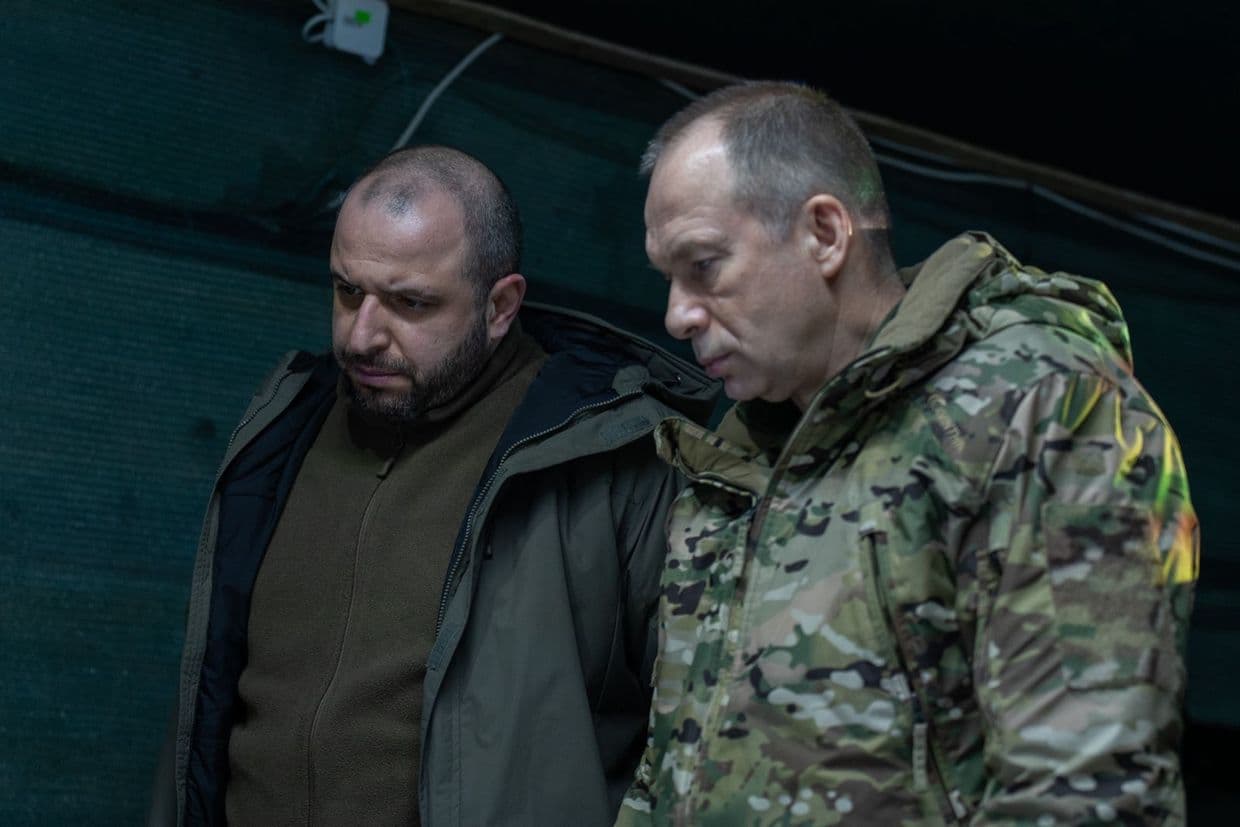Syrskyi, Umerov visit command posts near Avdiivka, Kupiansk