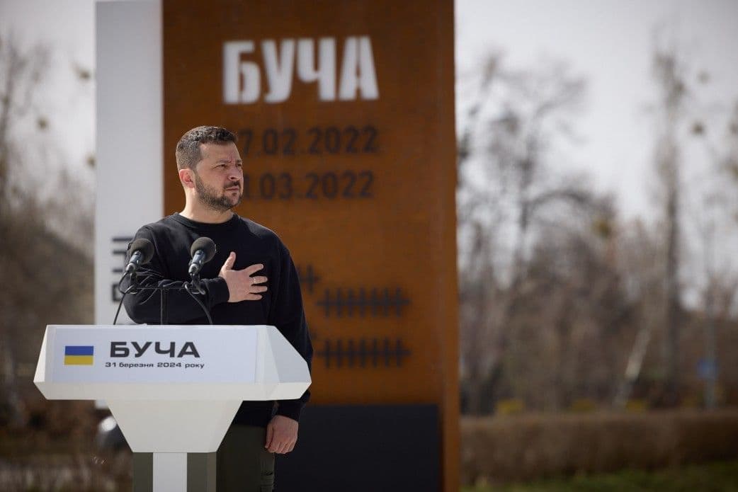 Zelensky commemorates 2nd anniversary of liberation of Bucha