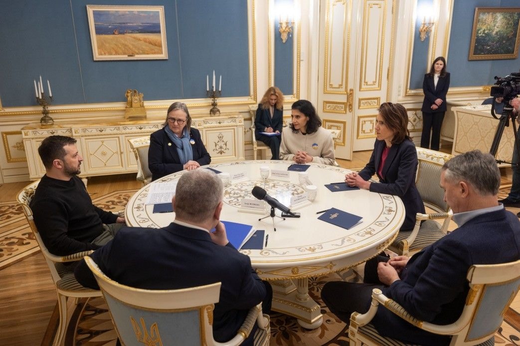 Zelensky meets European parliamentary leaders to discuss assistance for Ukraine