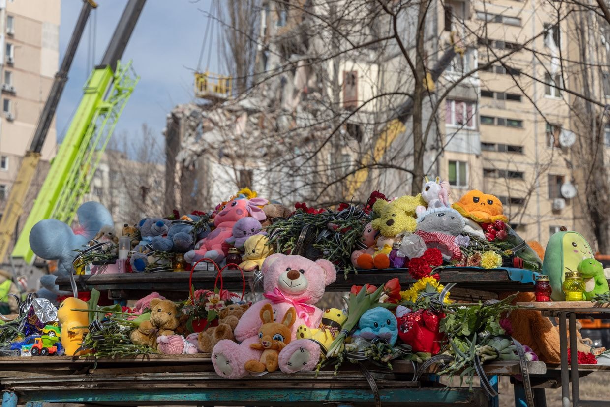 Ukraine war latest: Russian drone attack on Odesa kills 12, including 5 children