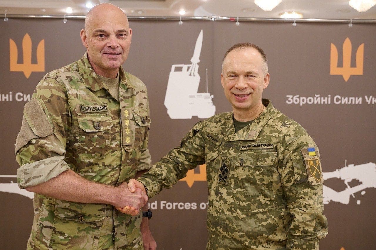 Danish commander-in-chief meets Syrskyi, Umerov to discuss further assistance for Ukraine