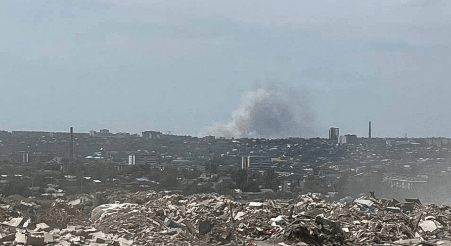 Explosions reported near airport in Russian-occupied Mariupol