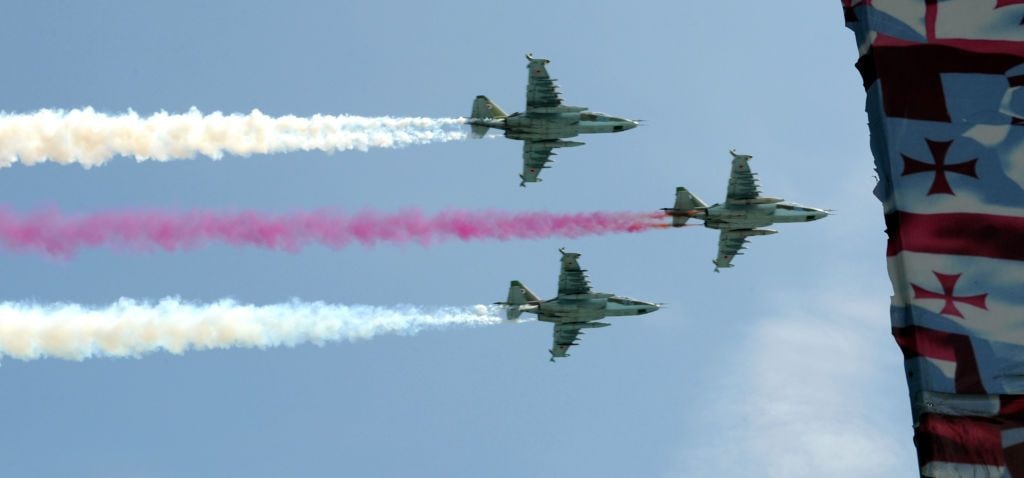 Georgian Su-25 jet crashes during military exercises, killing pilot